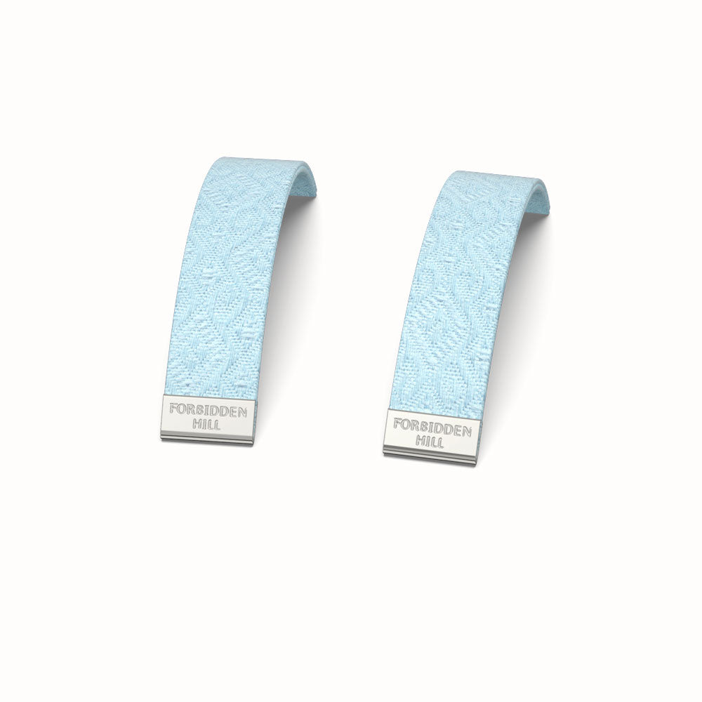 Silk Slides for 16mm Bangle - Mist Blue