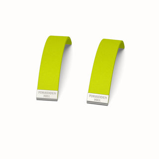 Silk Slides Pomelo Green - Sterling Silver Bangles