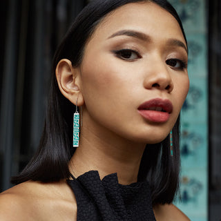 Ban Zu Earrings - Jade Green