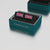 Ban Zu Cufflinks - Sterling Silver - Jade Red