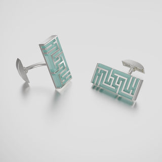 Ban Zu Sterling Silver Cufflinks - Phantom Quartz