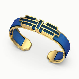 Ban Zu Silk Cuff - Celestial Blue