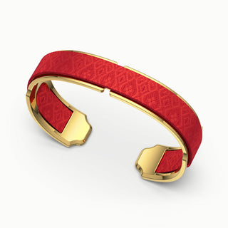 Bare Silk Cuff - Dragon Red