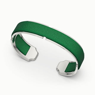 Bare Silk Cuff - Emerald Green
