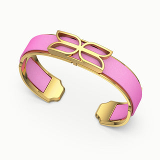 Kawung Silk Cuff - Guava Pink