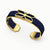 Kawung Silk Cuff - Midnight Blue