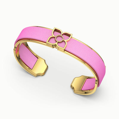 Lotus Silk Cuff - Guava Pink