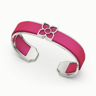 Lotus Silk Cuff - Dragonfruit Pink