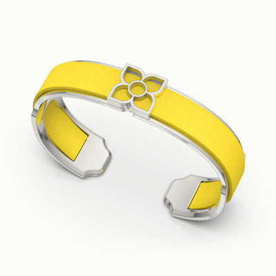 Lotus Silk Cuff - Pineapple Yellow