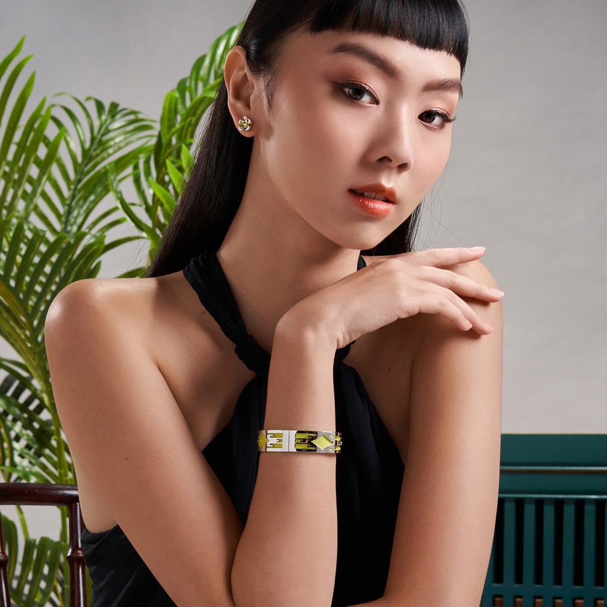 Ikat Bangle - Shophouse Mauve