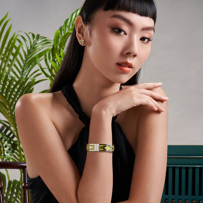 Ikat Bangle - Shophouse Mauve