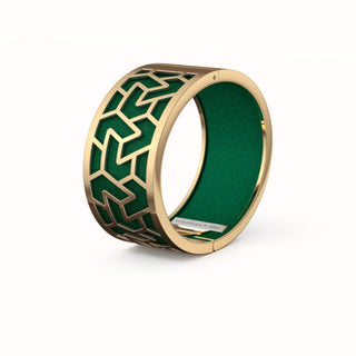 Iskandar Bangle - Emerald Green