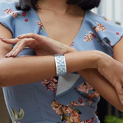 Lotus Bangle Mist Blue