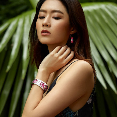 Lotus Bangle Rose Syrup Pink