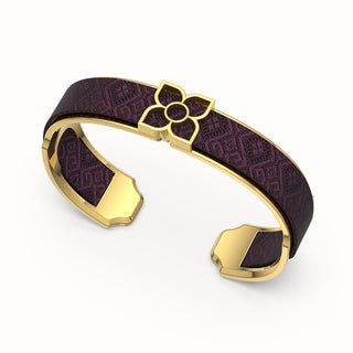 Lotus Silk Cuff - Kopi-O Brown