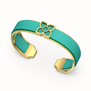 Lotus Silk Cuff - Shophouse Teal