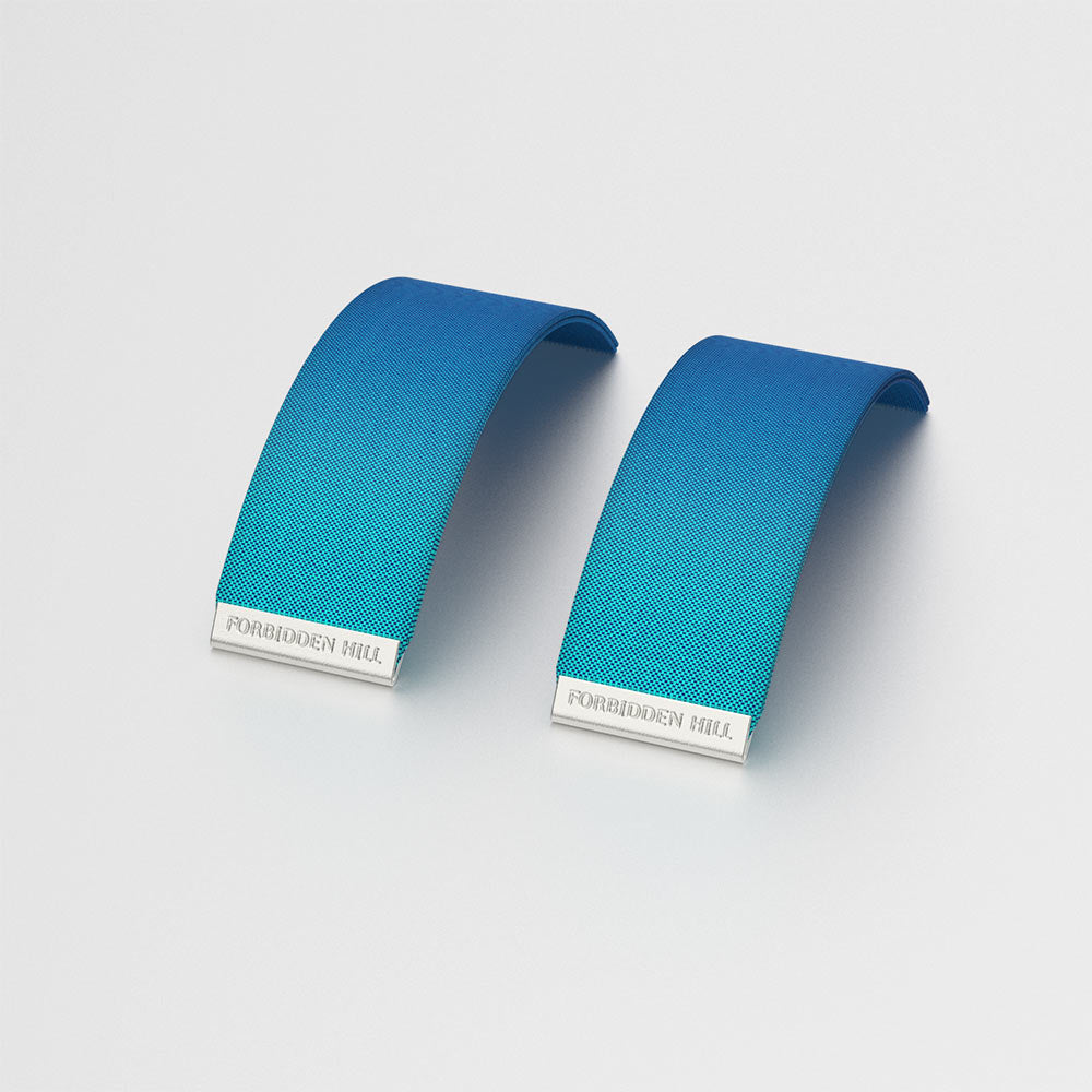Silk Slides for 24mm Bangle - Peacock Green