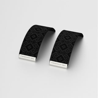 Silk Slides for 24mm Bangle - Obsidian Black