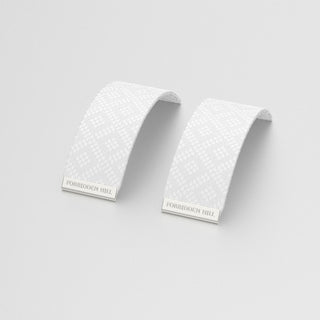 Silk Slides for 24mm Bangle - Porcelain White