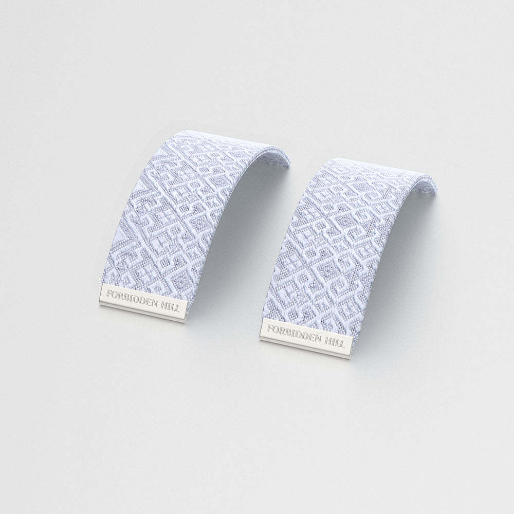 Silk Slides for 24mm Bangle - Pewter Grey
